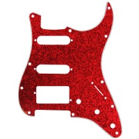 Dandrea HSS Strat Gitar Red Sparkle