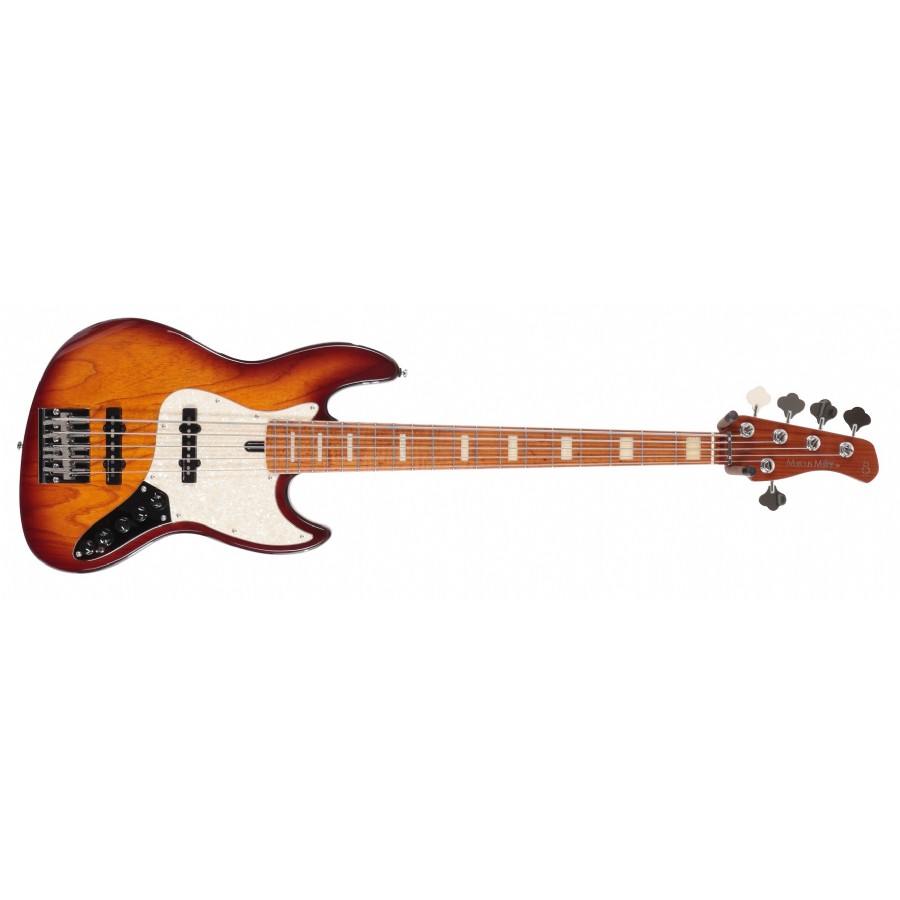 Marcus Miller By Sire V8 Swamp Ash 5 Tobacco Sunburst 5 Telli Bas Gitar