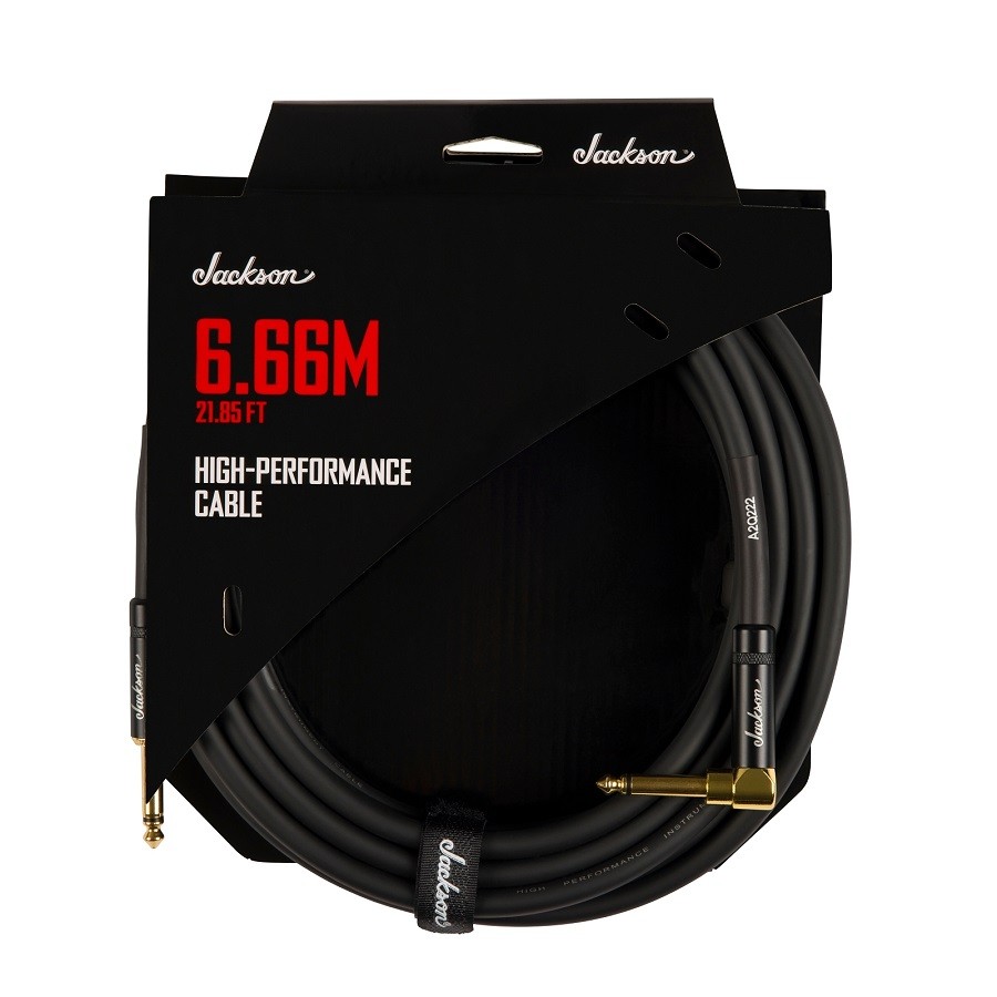Jackson High Performance Cable Black, (6.66 m) Enstrüman Kablosu