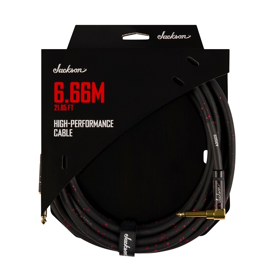 Jackson High Performance Cable Black and Red, (6.66 m) Enstrüman Kablosu