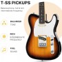 Donner DTC-100S Telecaster Sunburst Elektro Gitar Paketi