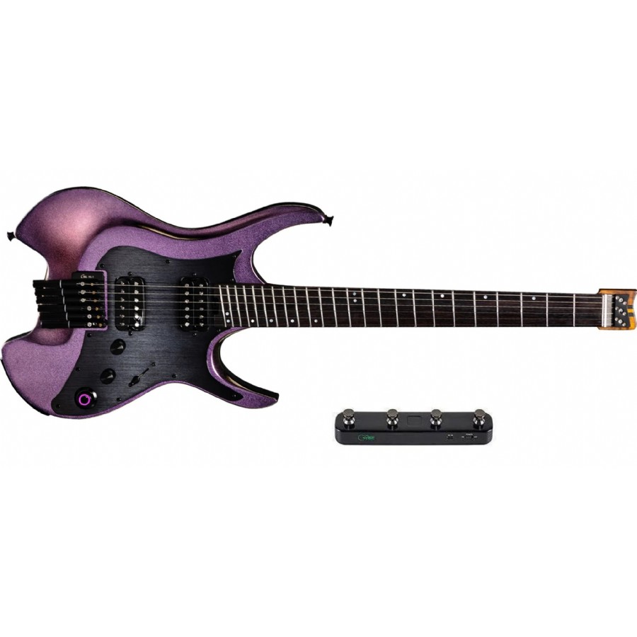 GTRS W900 Headless Multiscale Smart Guitar APK - Aurora Pink Elektro Gitar