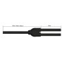 KIRLIN UY-C-3923-MBK Type C - 2 x 1/4'' Mono (TIP/RING) Kablo