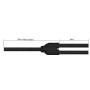 KIRLIN UY-C-3913-MBK Type C - 2 x XLR F (TIP/RING) Kablo
