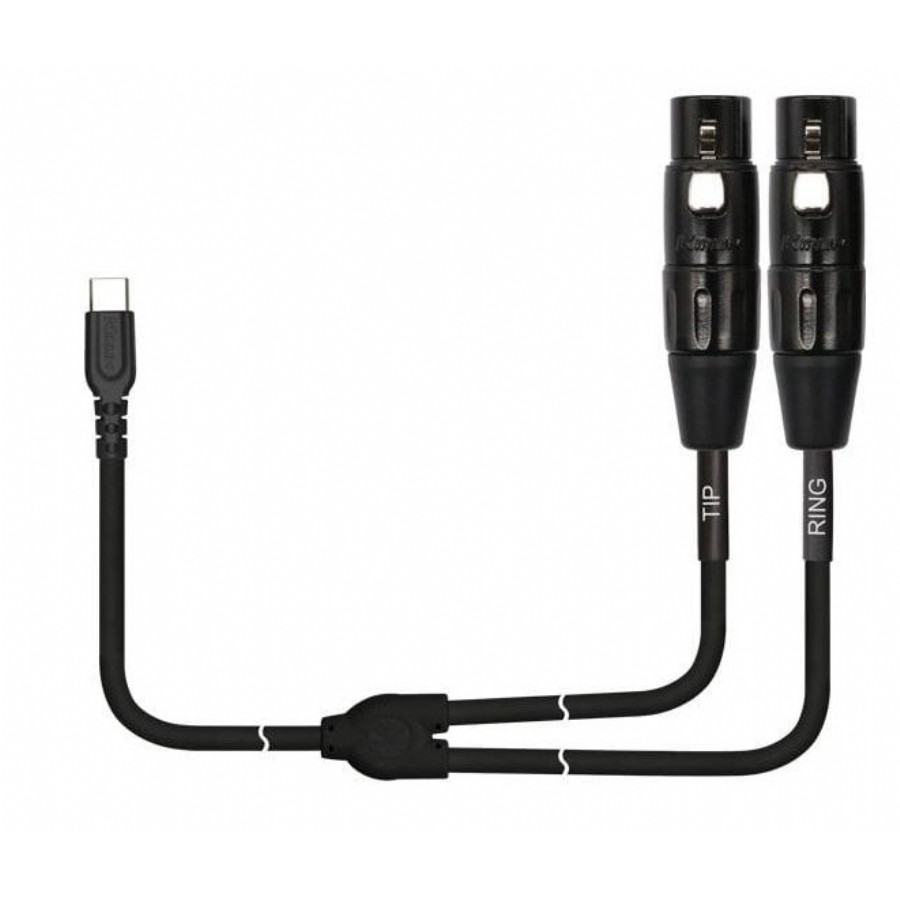 KIRLIN UY-C-3913-MBK Type C - 2 x XLR F (TIP/RING) Kablo