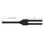 KIRLIN UY-C-3903-MBK Type C - 2 x XLR M (TIP/RING) Kablo