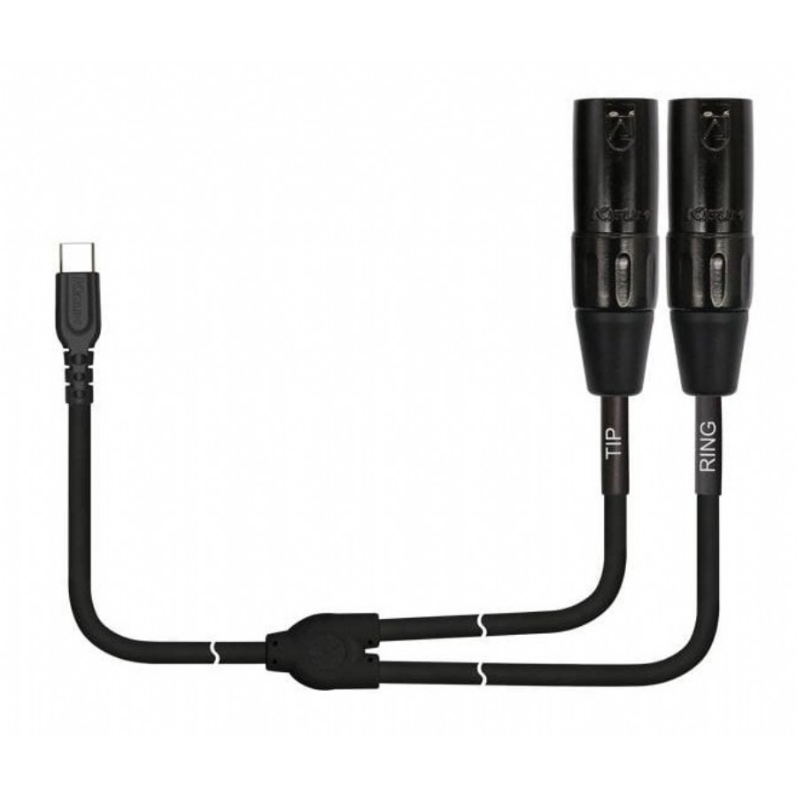 KIRLIN UY-C-3903-MBK Type C - 2 x XLR M (TIP/RING) Kablo