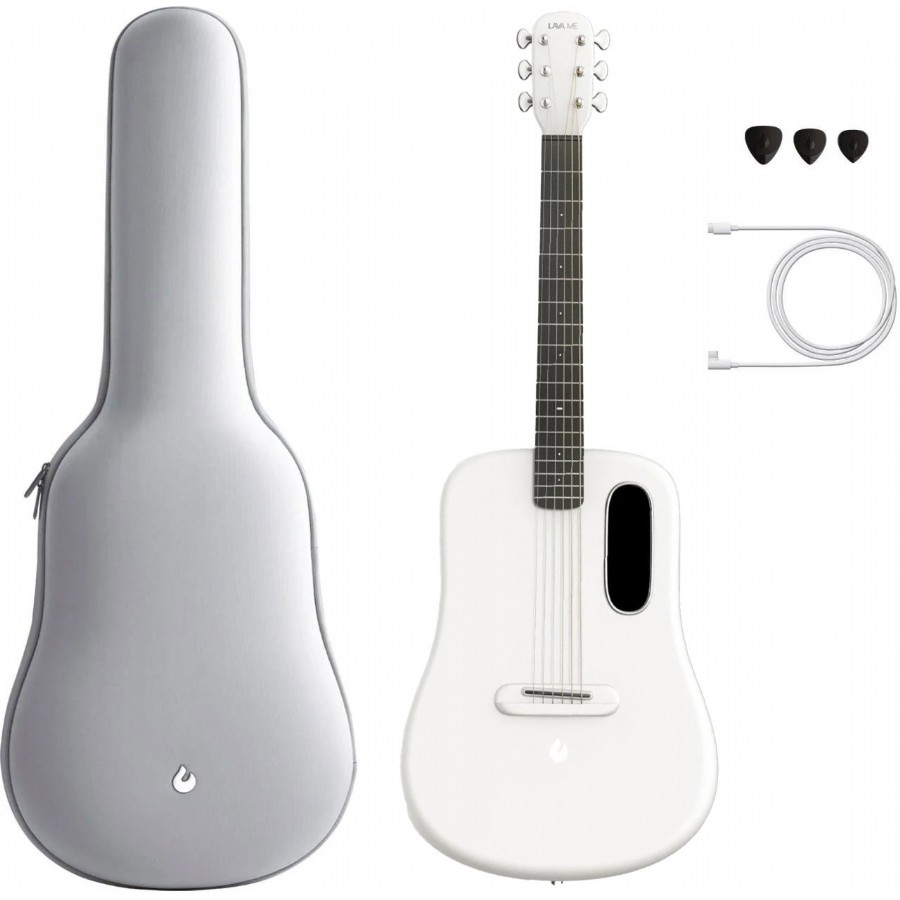 Lava Me 3 Left Handed White Solak Elektro Akustik Gitar