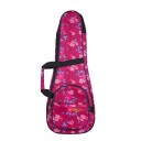 Wagon Case 04 Serisi Soprano Ukulele Çantası - Bloom Hibiskus Pembe