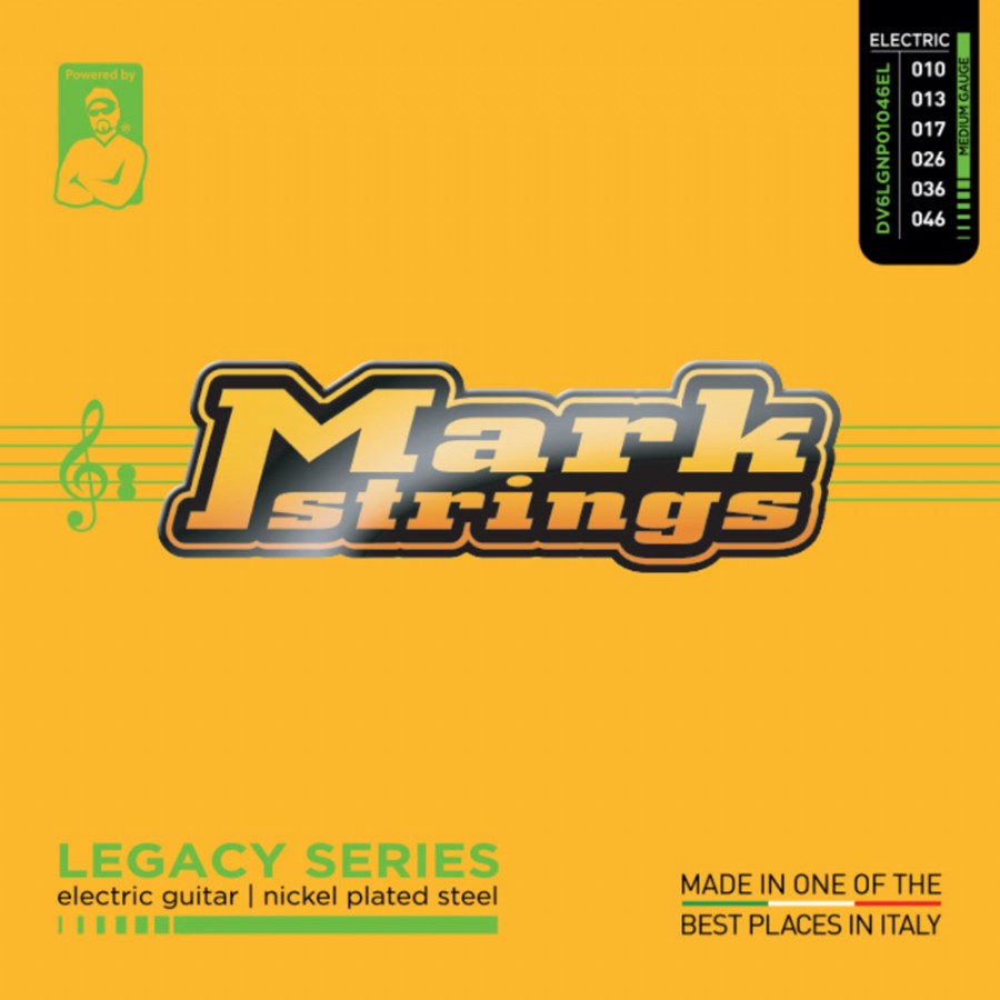 Mark Strings Legacy Series DV6LGNP01046EL Takım Tel Elektro Gitar Teli 010-046