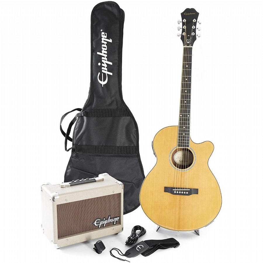 Epiphone PR-4E Elektro Akustik Gitar Seti
