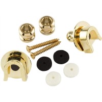 Fender Security Strap Locks and Buttons Set Gold