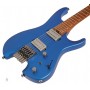 Ibanez Q52 Quest Series Headless Laser Blue Matte Elektro Gitar