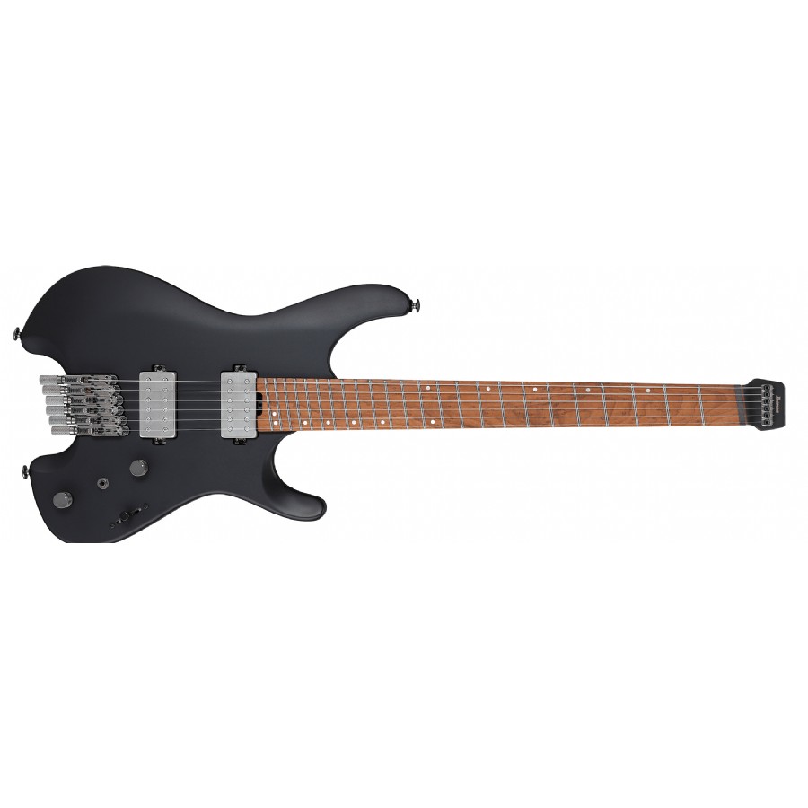 Ibanez QX52 Quest Series Headless BKF - Black Flat Elektro Gitar