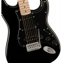 Squier Sonic Stratocaster HSS Black - Maple Elektro Gitar