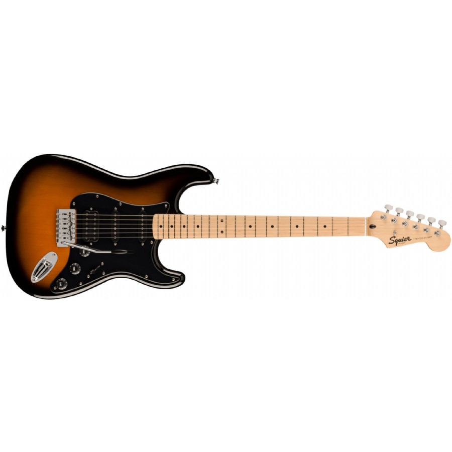 Squier Sonic Stratocaster HSS 2 Tone Sunburst - Maple Elektro Gitar