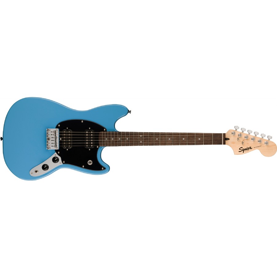 Squier Sonic Mustang HH California Blue - Laurel Klavye Elektro Gitar