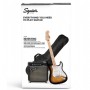 Squier Sonic Stratocaster Pack Black Elektro Gitar Seti