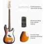Donner DPB-510S Sunburst Bas Gitar Paketi