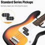 Donner DPB-510S Sunburst Bas Gitar Paketi