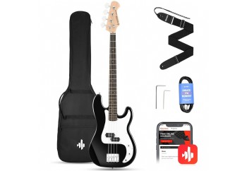 Donner DPB-510S Black - Bas Gitar Paketi