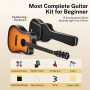 Donner EC1020 Cutaway Sunburst Akustik Gitar Seti