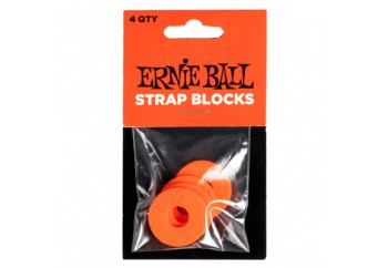 Ernie Ball P05620 Strap Blocks - Askı Kilidi (4'lü Paket)