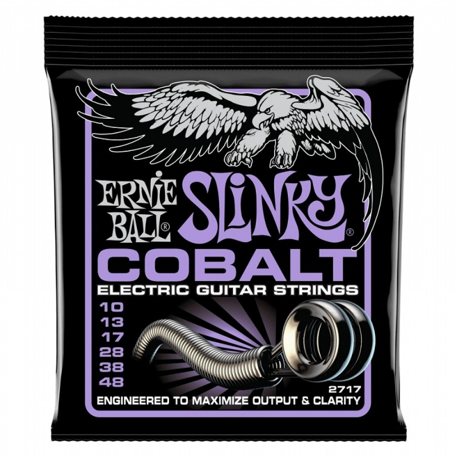 Ernie Ball P02717 Ultra Slinky Cobalt Electric Guitar Strings Takım Tel Elektro Gitar Teli 10-48