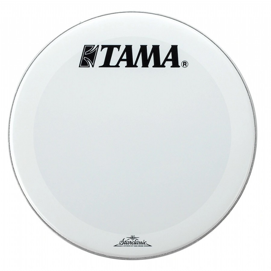 Tama SW20BMTT Smooth White Heads (TAMA & Starclassic Logo) 20 inç Bas Davul Ön Derisi