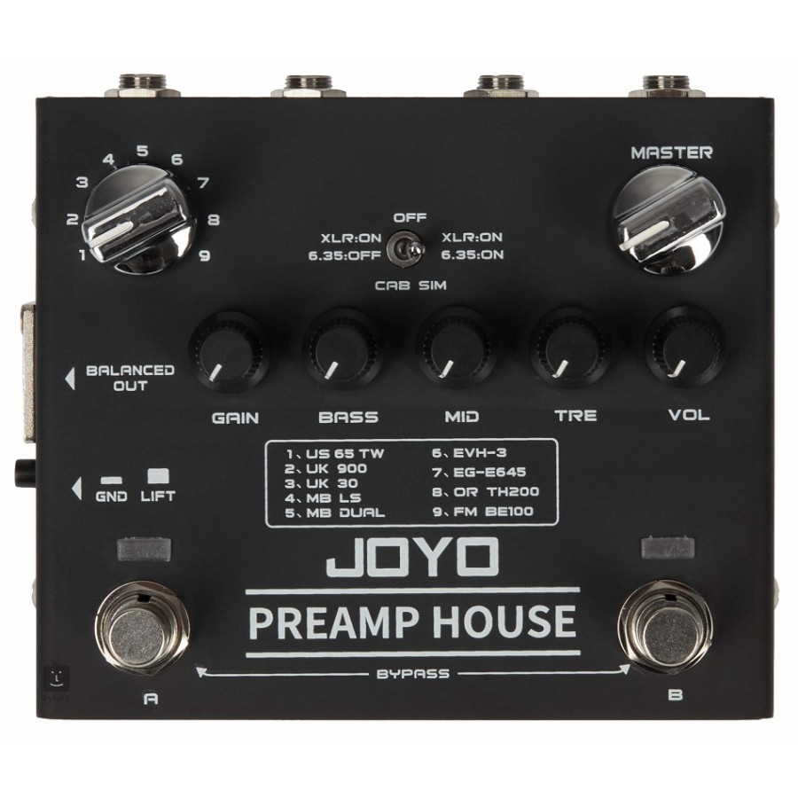 Joyo R15 Preamp House Amp Simulation / Preamp Pedalı