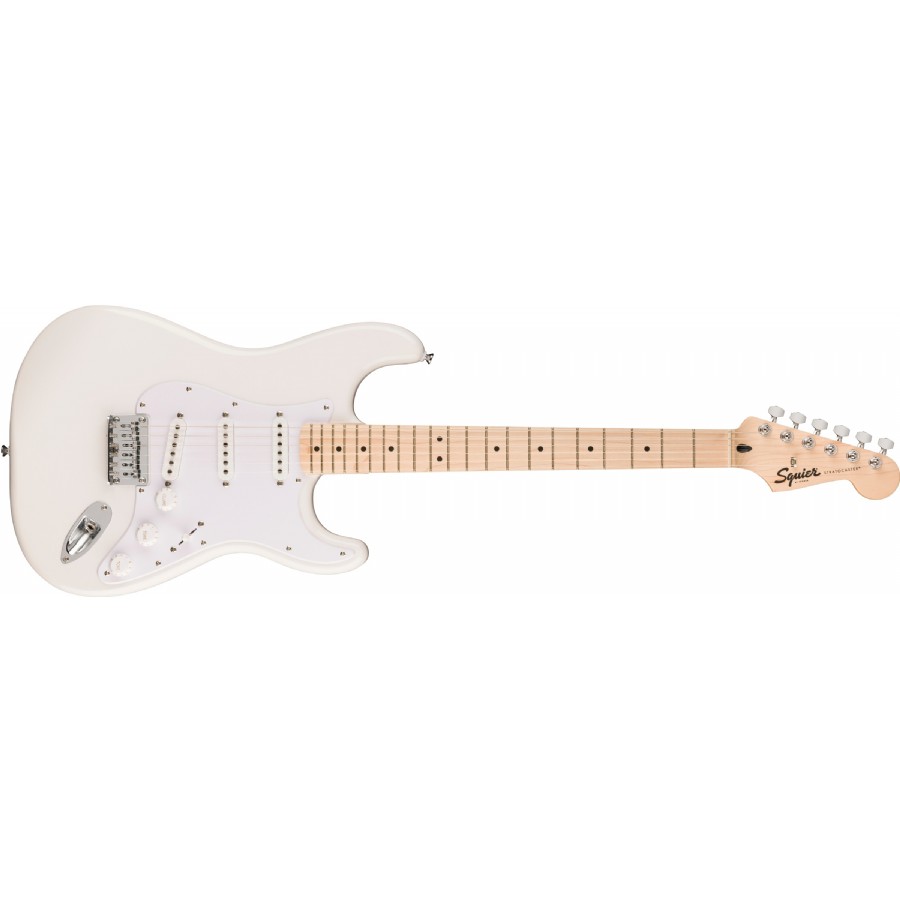 Squier Sonic Stratocaster HT Arctic White - Maple Elektro Gitar