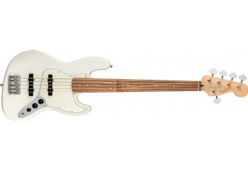 Fender Player Jazz Bass V Polar White - Pau Ferro - 5 Telli Bas Gitar