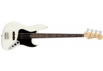 Fender American Performer Jazz Bass Arctic White - Rosewood - Bas Gitar