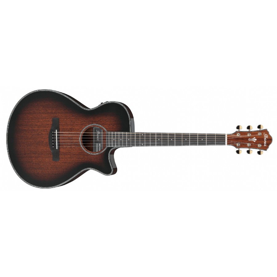 Ibanez AEG74 MHS - Mahogany Sunburst High Gloss Elektro Akustik Gitar