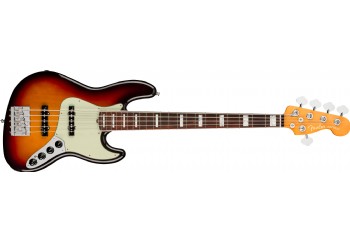 Fender American Ultra Jazz Bass V Ultraburst - Rosewood - 5 Telli Bas Gitar