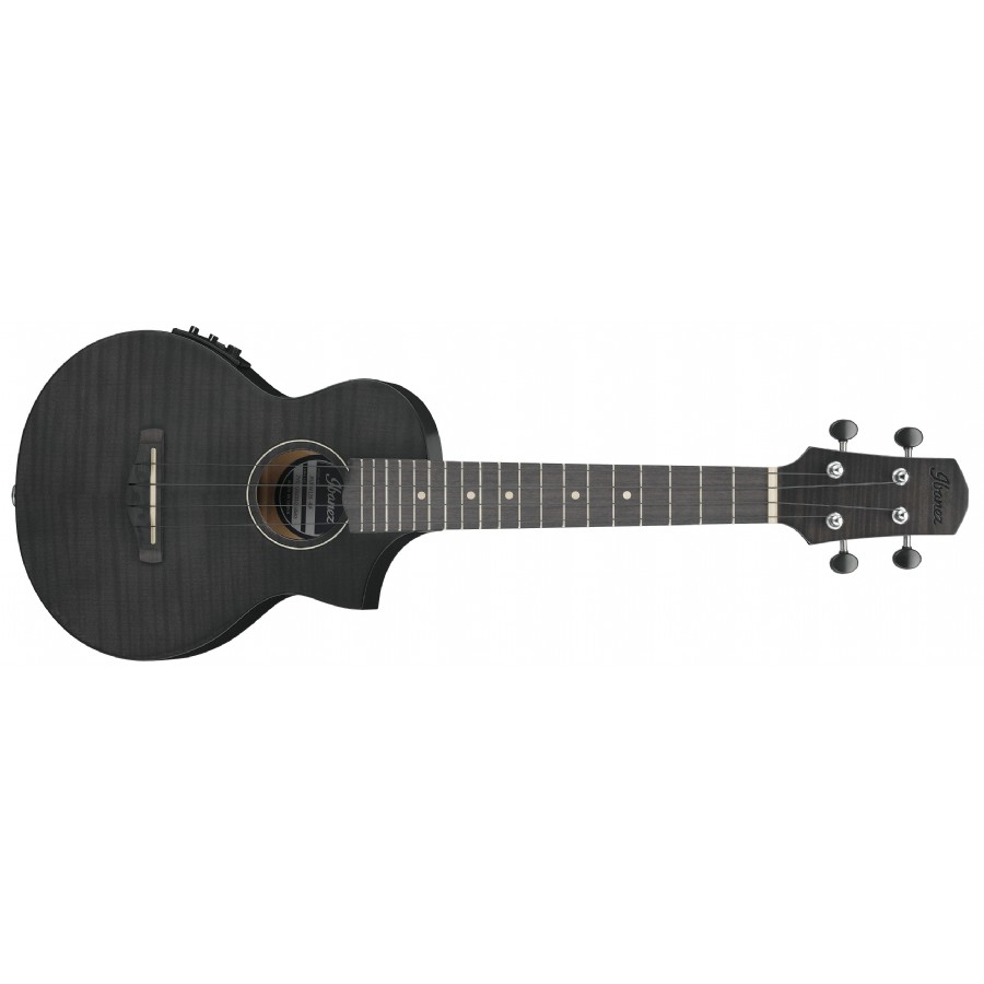 Ibanez UEW12E BIF - Black Ice Flat Elektro Concert Ukulele