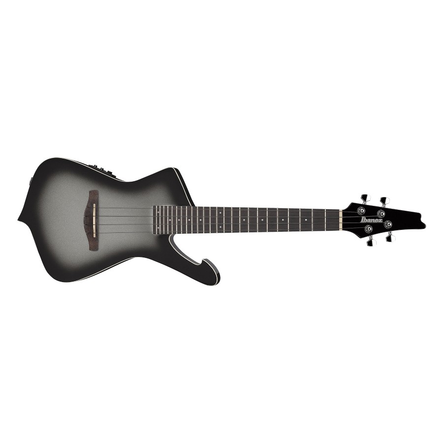 Ibanez UICT100 MGS - Metallic Grey Sunburst Elektro Ukulele