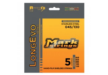 Mark Strings Longevo Stainless Steel Nano-Film Shielded 45-130 Takım Tel -  5 Telli Bas Gitar Teli