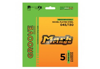 Mark Strings Groove Nickel Plated Steel 45-130 Takım Tel -  5 Telli Bas Gitar Teli