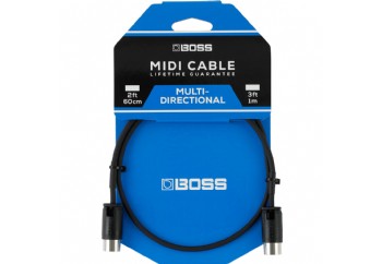 Boss BMIDI-PB2 - Ucunun Açısı Ayarlanabilen 60cm MIDI Kablosu