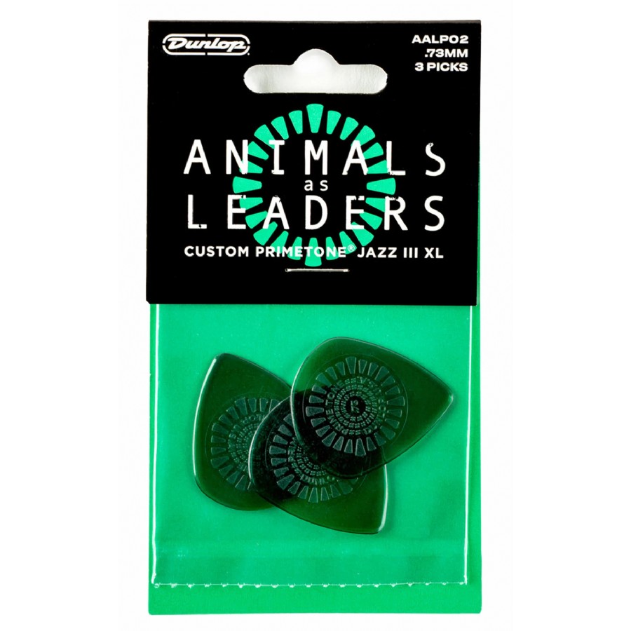 Jim Dunlop AALP02 .73mm Animal As Leaders Primetone Guitar 3-Pick Player's Pack 3'lü Pena