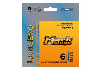 Mark Strings Longevo Nickel Plated Steel Nanofilm Shielded 10-46 Takım Tel -  Elektro Gitar Teli 010-46