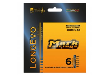 Mark Strings Longevo Stainless Steel Nanofilm Shielded 09-42 Takım Tel -  Elektro Gitar Teli 09-42