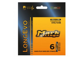 Mark Strings Longevo Stainless Steel Nanofilm Shielded 10-46 Takım Tel -  Elektro Gitar Teli 010-046