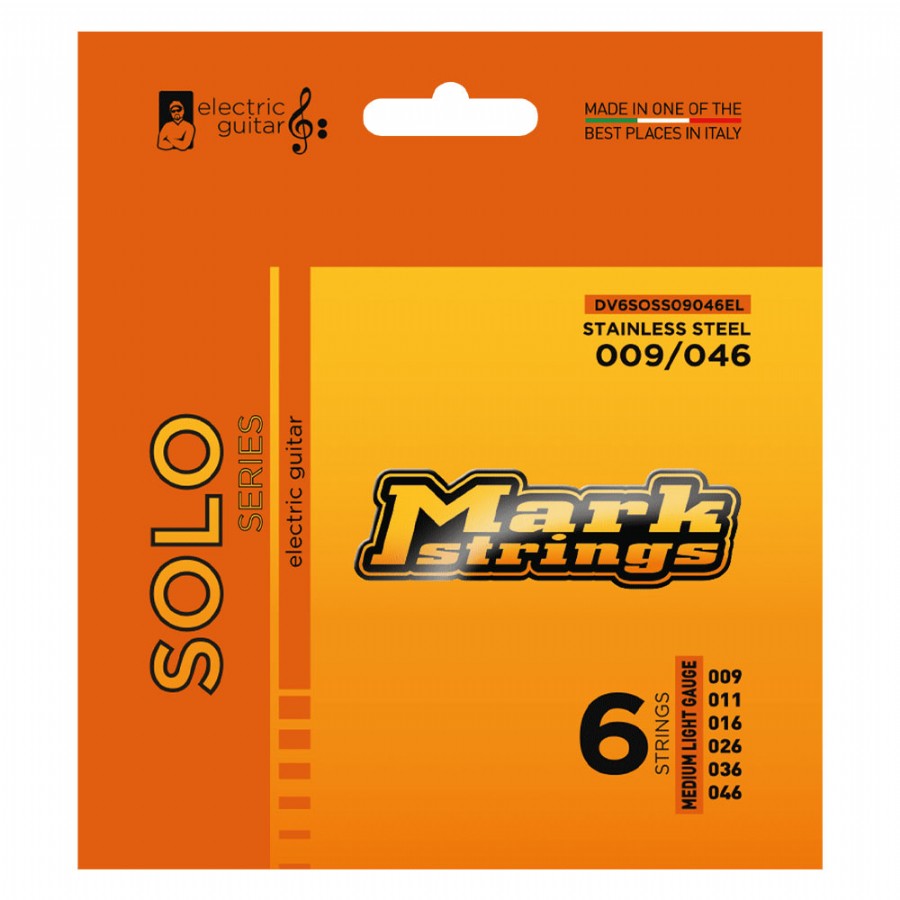 Mark Strings Solo Stainless Steel 09-46 Takım Tel Elektro Gitar Teli 09-46