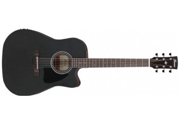 Ibanez AW247CE Artwood Series WKH - Weathered Black Open Pore - Elektro Akustik Gitar