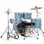 Mapex VE5044FTC Venus 5-piece Fusion Complete Drum Set Blue Sky Sparkle Akustik Davul