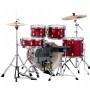 Mapex VE5044FTC Venus 5-piece Fusion Complete Drum Set Crimson Red Sparkle Akustik Davul