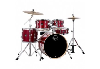 Mapex VE5044FTC Venus 5-piece Fusion Complete Drum Set Crimson Red Sparkle - Akustik Davul