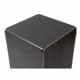 Schlagwerk CP91 Cajon Rudiments Hard Coal Stripes Large Black Kajon